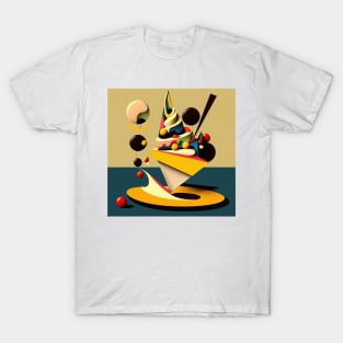 Otherworldly Dessert - Abstract Art Style T-Shirt